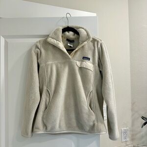 Patagonia Off-White Fleece Jacket